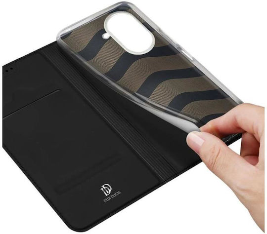 Dux Ducis Book Δερματίνης / Σιλικόνης Μαύρο (Redmi A5)