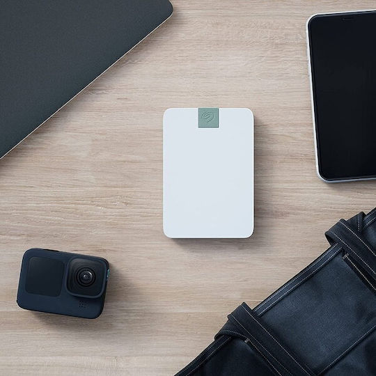 Seagate Ultra Touch USB-C Εξωτερικός HDD 2TB 2.5" Cloud White