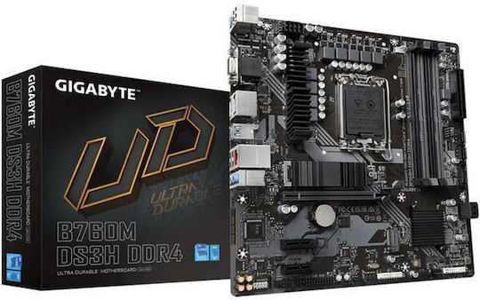 Gigabyte B760M D3HP DDR4 Motherboard Micro ATX με Intel 1700 Socket