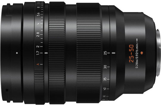 Leica Full Frame Φωτογραφικός Φακός DG VARIO SUMMILUX 25-50mm για Micro Four Thirds (MFT) Mount Μαύρος
