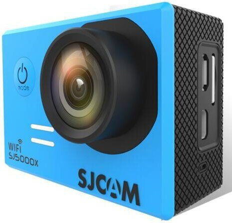 SJCAM SJ5000X 32GB Action Camera 4K Ultra HD Underwater (with Case) with Screen 2" and Wi-Fi Blue