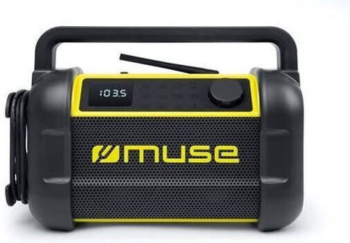 Muse M-928BTY Φορητό Ραδιόφωνο Επαναφορτιζόμενο με Bluetooth και USB Μαύρο