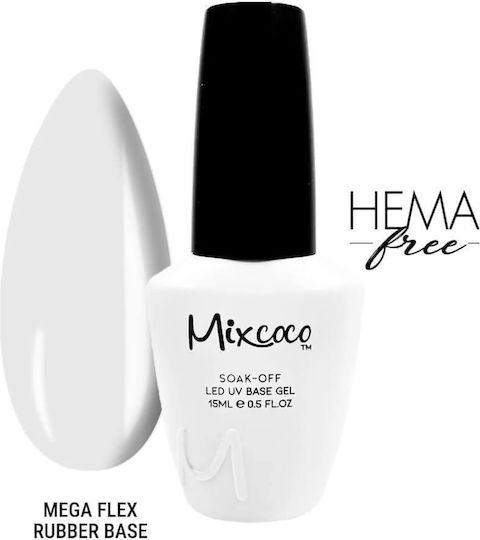 Mixcoco Base Coat for Regular Nail Polish Rubber 15ml