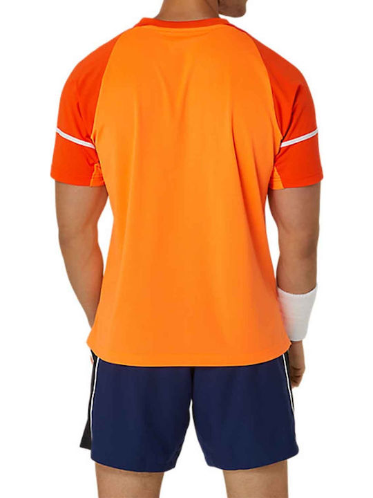 ASICS 2041A292-800 Men's Orange Tennis Shirt