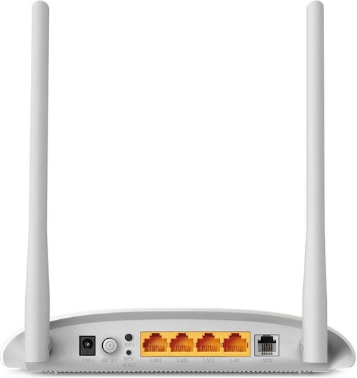 TP-LINK TD-W8961N v1 ADSL2+ Drahtlos Wi‑Fi 4 mit 4 Anschlüssen Ethernet