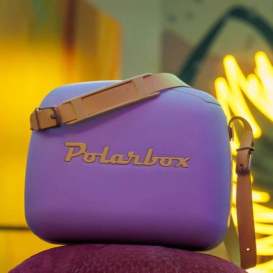 Polarbox Pop Edition And 2 Food Containers Portable Fridge 6Lt Purple-Orange