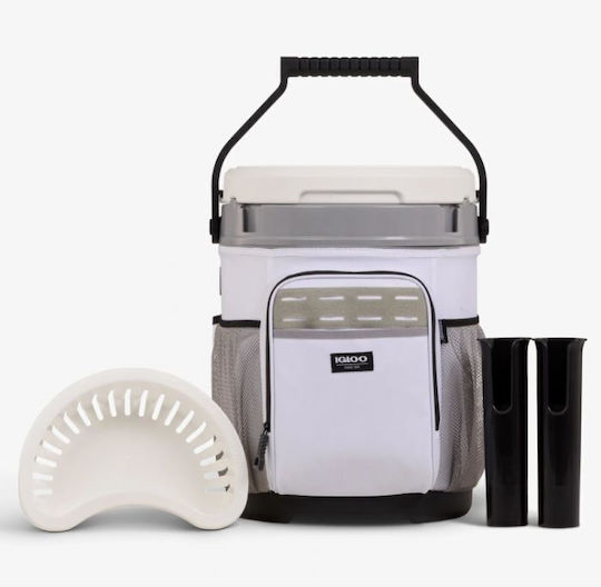 Igloo Marine Bucket Tragbarer Kühlschrank Weiß