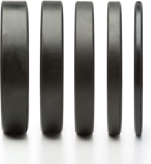 Optimum Set of Plates Olympic Type Rubber 1 x 15kg Φ50mm