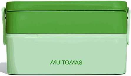 Muitomas Recipient pentru copii din plastic 1.7lt Verde x x 12.5buc