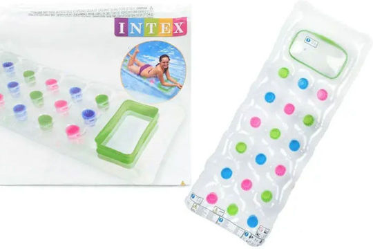 Intex Φουσκωτό Στρώμα Θαλάσσης Πράσινο 188x71cm