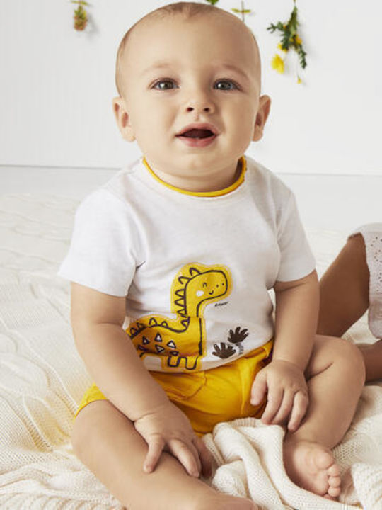 Kids' Set with Shorts Summer 2pcs White 0113