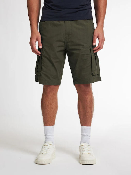 Bermude Cargo Bărbați Regular Fit Kaki