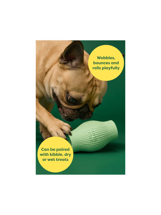 Earth Rated Toy for Puppy made of Rubber Small 11.5εκ. Green 1pcs