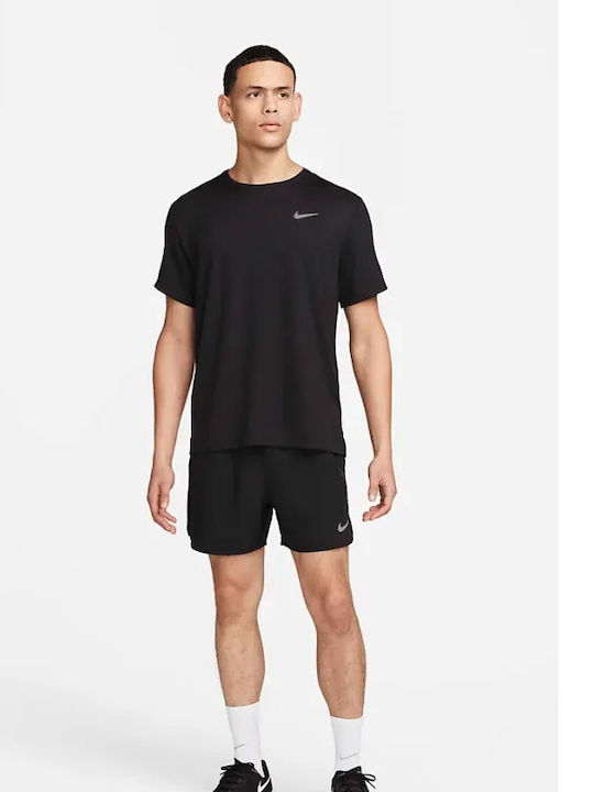 Dri-FIT UV Miler Dri-Fit Athletic T-shirt Black