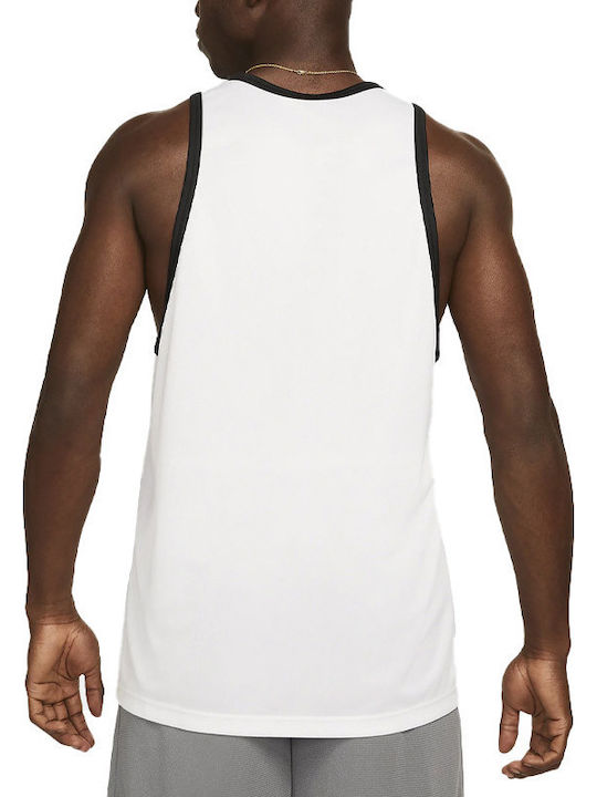 Dri-FIT Crossover Dri-Fit Sportliches Kurzarmbluse Weiß