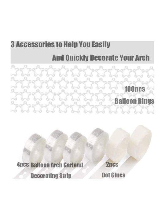 Set De Cadre Arc Metal Tip Cerc Circulare 1.8 M Picioare Balon Banda Accesorii Reutilizabile Nunta Aniversare Fundaluri Foto Accesorii Pentru Petreceri Decorațiuni