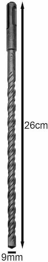 Drill HSS with SDS Plus Shank for Masonry και Metal 9x260mm