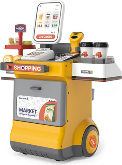 Kids Shop for 3+ Years 48 Pieces SM539227 Supermarket Yellow