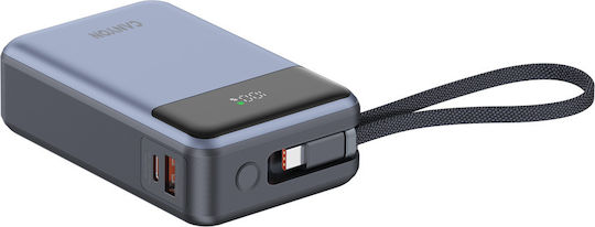 Canyon OnPower PB-600 20000mAh 65W με Θύρα USB-A και Θύρα USB-C Power Delivery Dark Gray