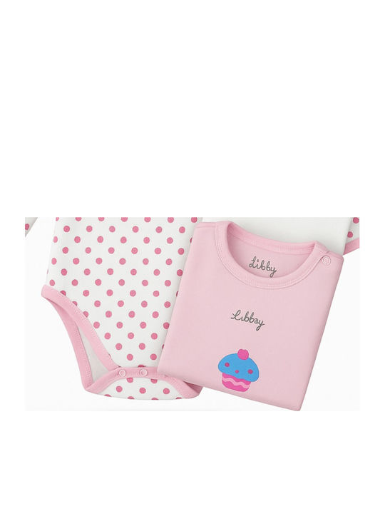 Lullaby Set Babystrampler Langärmliges Mehrfarbig 4Stück