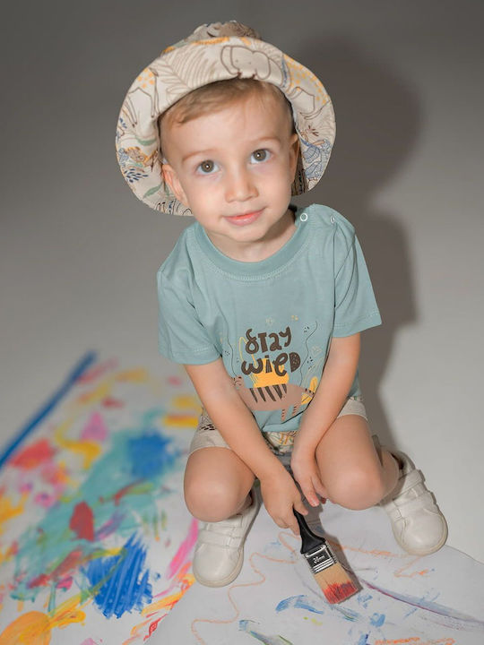 Kinder-Set mit Shorts Sommer 2Stück Beige