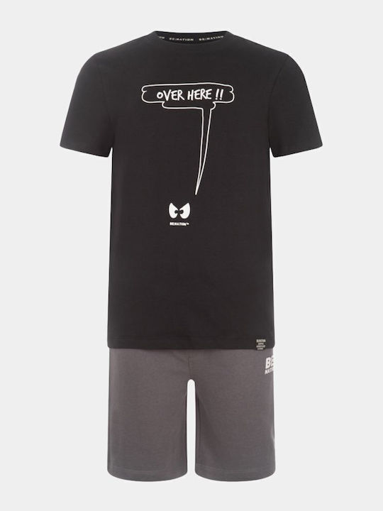 Kinder-Set mit Shorts Sommer 2Stück Black