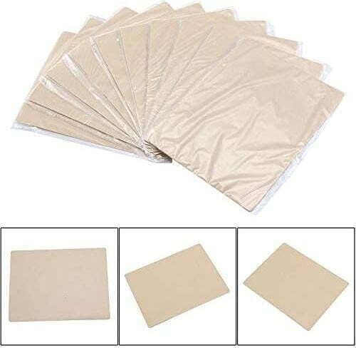 Set 10 Plăci Practice de Piele Artificială Pentru Tattoo Micropigmentare Cu Două Fete 20 Cm X 15 Cm