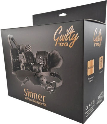 Guilty Toys BDSM Kit in Schwarz Farbe 10Stück