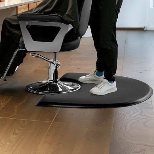 Vevor Salon Mat Hair Stylist 1220 X 930 Mm Semicircle Salon Mat 25mm Thick