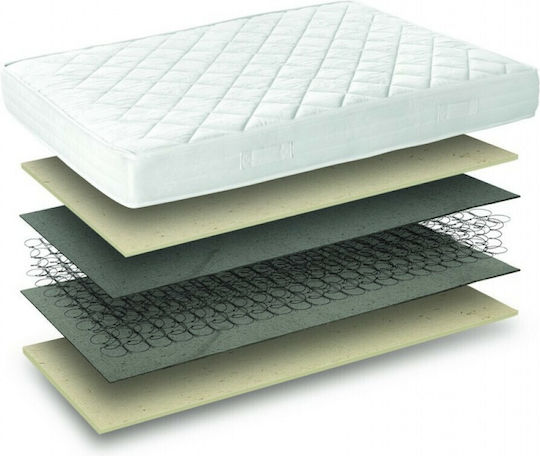 Sleep Well Foam Διπλό Ορθοπεδικό Στρώμα 150x190x19cm με Ελατήρια