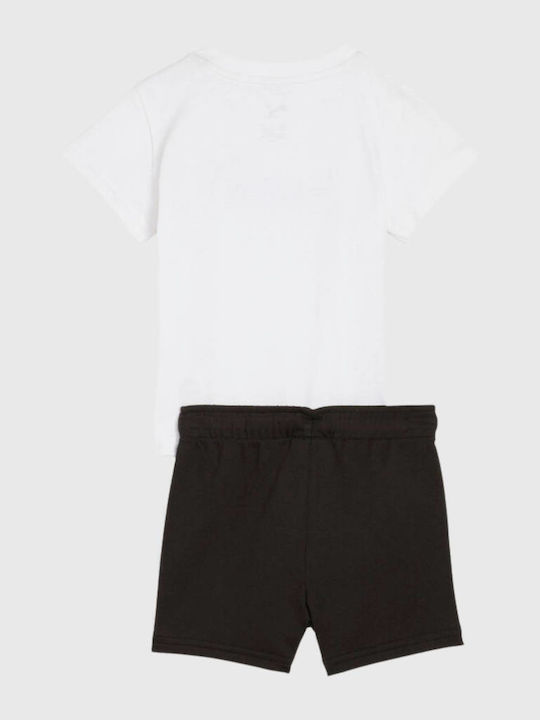 Kinder-Set mit Shorts Sommer 2Stück Weiß
