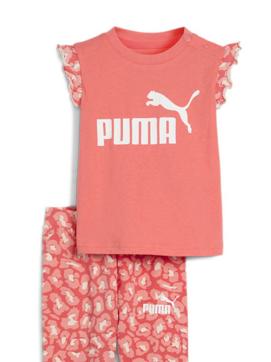 Kids' Set with Leggings Summer 2pcs Pink