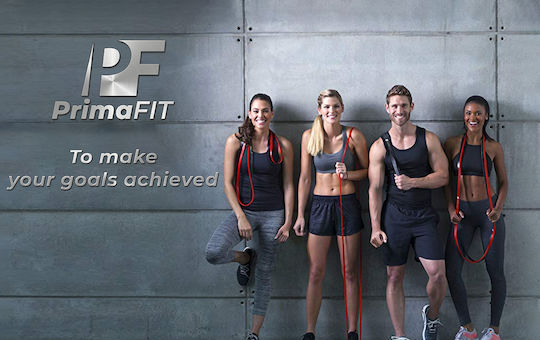 PrimaFit Λάστιχο Γυμναστικής Loop Μαλακό Πορτοκαλί 2.08m
