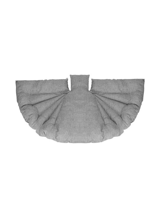 Perna Scaunului De Grădină Cu Spătar Gri 75x130cm