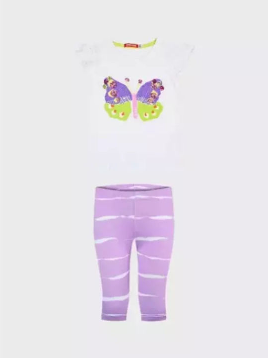 Kinder-Set mit Leggings Sommer 2Stück White