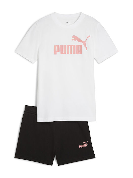 Kids' Set with Shorts Summer 2pcs White