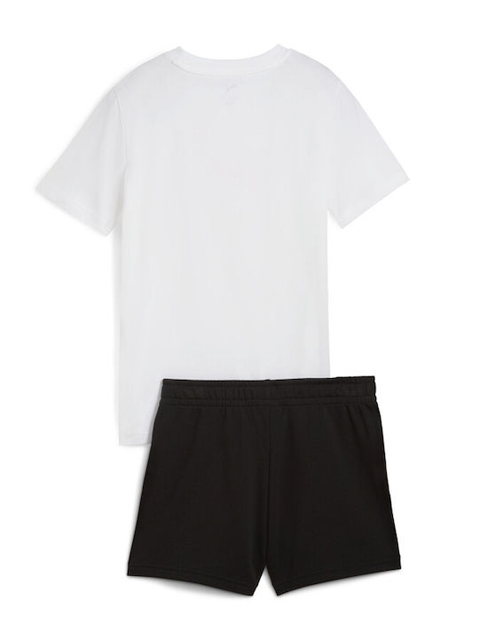 Kids' Set with Shorts Summer 2pcs White