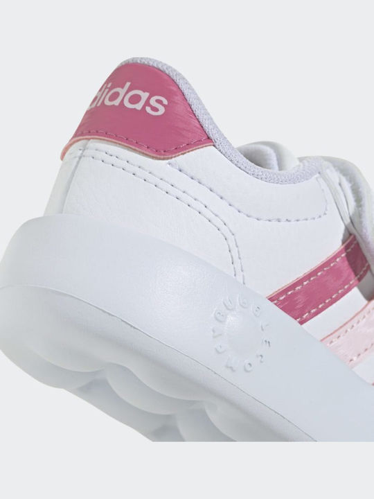 Breaknet 3.0 Cf Kinder Sneakers mit Klettverschluss Weiß