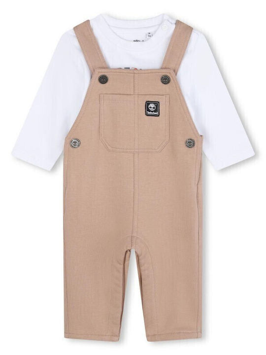 Set pentru copii cu pantaloni Iarnă 2buc Beige