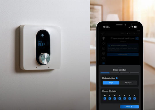 Linkedgo Smart Floor Heating Thermostat Powered By Shelly