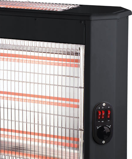 Eurolamp Quartz Heater with Thermostat 2800W