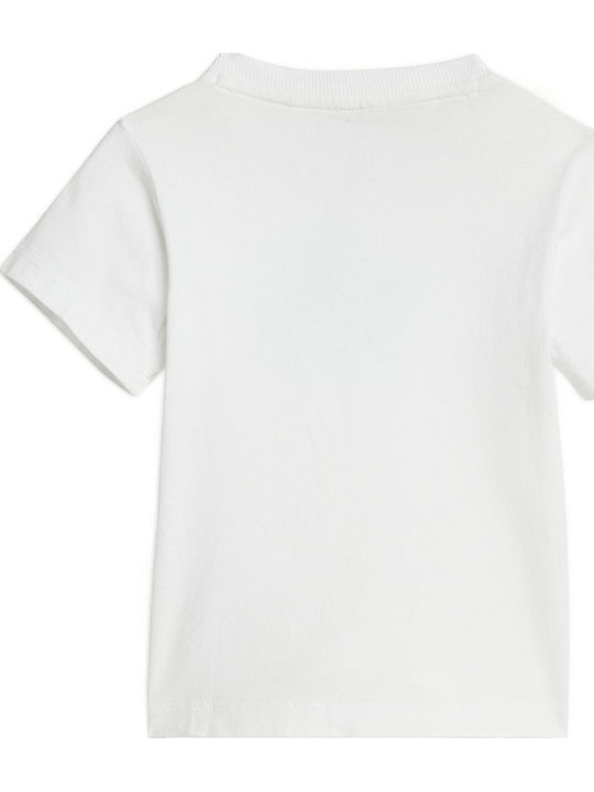 Kinder-Set mit Shorts Sommer 2Stück White, Black Essentials