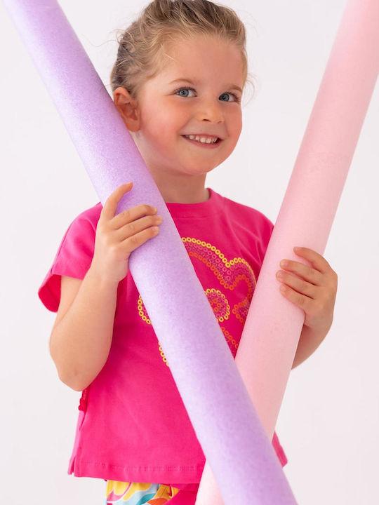 Kinder-Set mit Shorts Sommer 2Stück Mehrfarbig