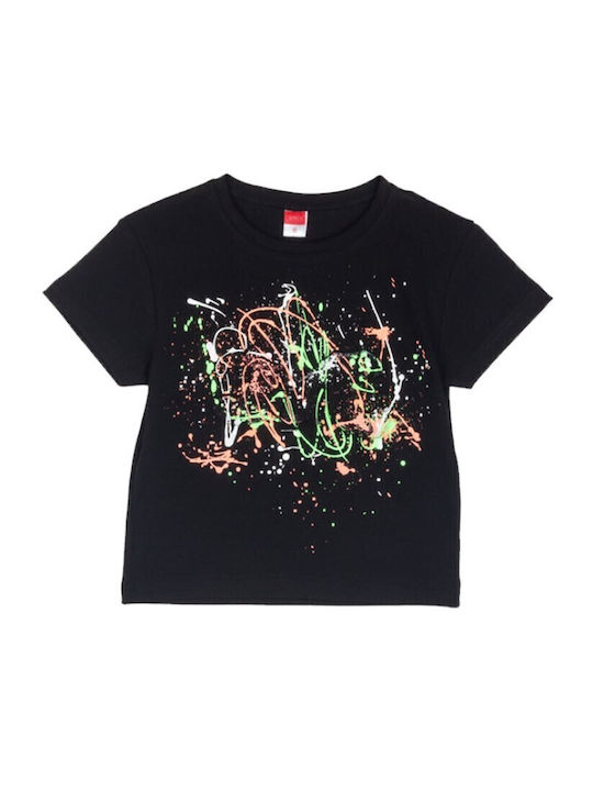Kids' Set with Shorts Summer 2pcs Black