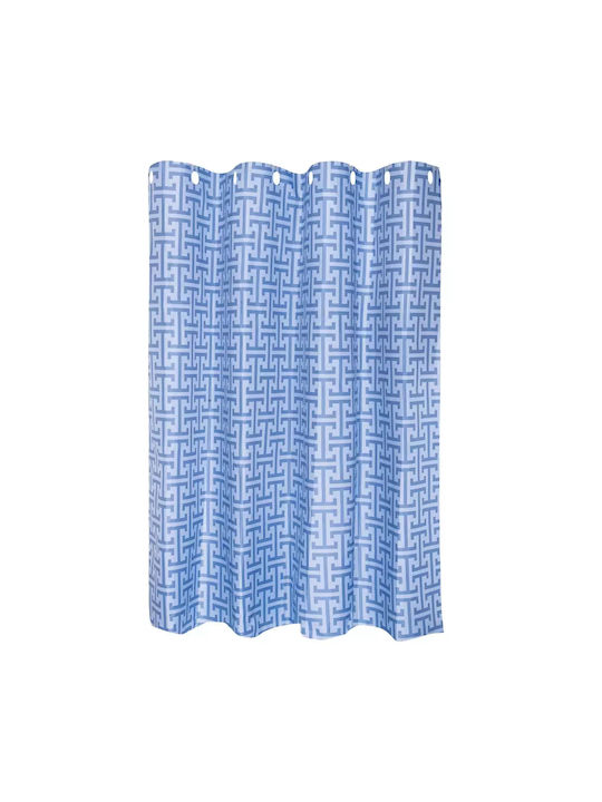 Greenwich Polo Club 3119 Shower Curtain Fabric 240x180cm Dusty Blue