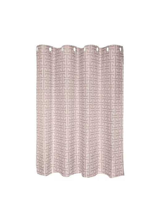 Greenwich Polo Club 3122 Κουρτίνα Μπάνιου Υφασμάτινη 240x180cm Taupe