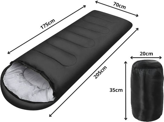 Verk Group Schlafsack Einzeln Sommer Black