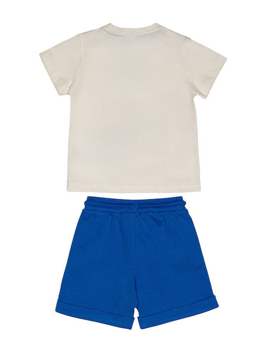 Kids' Set with Shorts Summer 2pcs Off-white