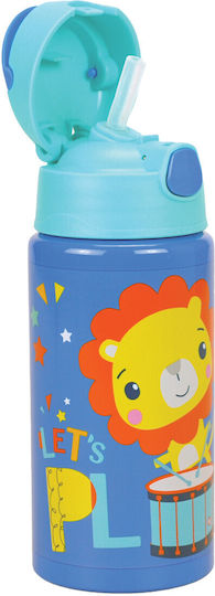 Fisher Price Παιδικό Παγούρι Θερμός Αλουμινίου με Καλαμάκι 500ml