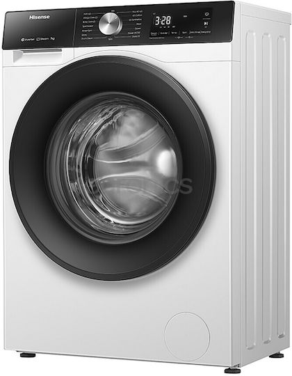 Hisense Πλυντήριο Ρούχων 7kg 1200 Στροφών Auto Wash WF3S7021BW